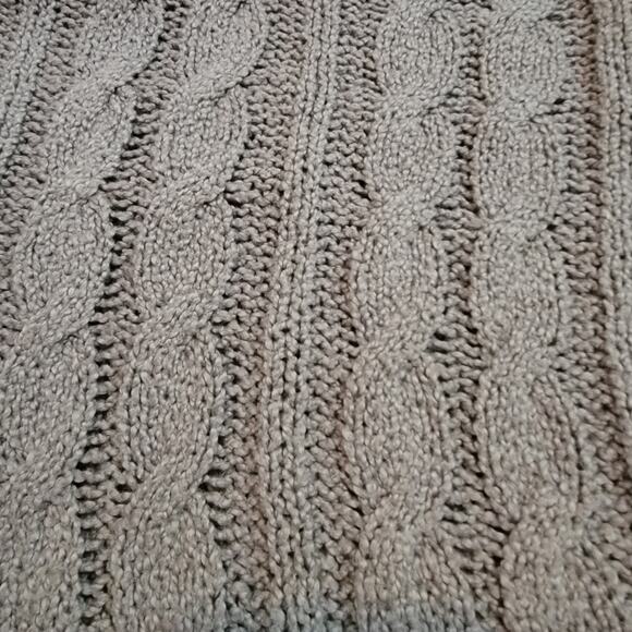 Free People Easy Cable Knit Brown Oversized Sweater Size S - Picture 5 of 7